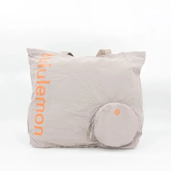 Lululemon Packable Large Tote 30L Raw Linen Beige OS - Picture 4 of 16